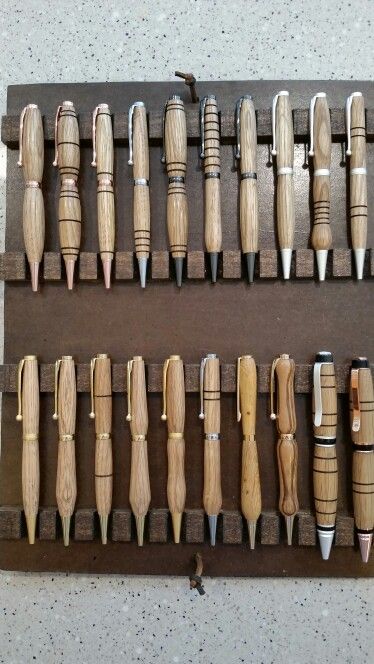 Kentucky Bourbon Barrel Oak Wooden Pens handmade by Patrick Dougherty Pen Turning Ideas, Patrick Dougherty, Wood Pens Handmade, Wooden Pens Handmade, Turned Pens, Pen Turners, Wood Turning Pens, Wooden Pens, Pen Projects