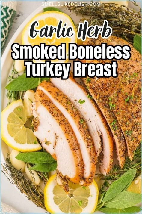 Who says smoked turkey is just for holidays? This Garlic Herb Smoked Boneless Turkey Breast recipe makes it easy to enjoy smoky flavors any day of the week. With minimal prep and a simple herb rub, this recipe delivers restaurant-worthy results without the fuss. Perfect for a healthy and satisfying meal that's ready in under a few hours. Smoked Boneless Turkey Breast, Frozen Casserole Recipes, Instant Pot Turkey Breast, Boneless Turkey Breast, Instant Pot Turkey, Smoked Turkey Breast, Turkey Breast Recipe, Breast Recipe, Stuffed Pork Tenderloin