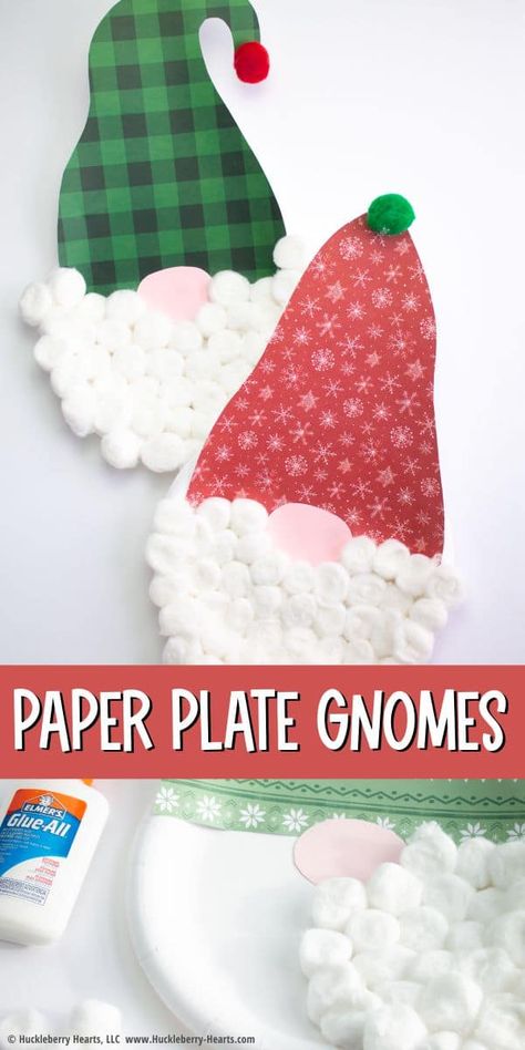 Paper Gnome Crafts For Kids, Preschool Gnome Craft, Christmas Gnome Craft For Kids, Gonk Craft, Gnome Crafts For Kids, Christmas Gnome Craft, Easy Christmas Crafts For Kids, Gnome Craft, Christmas Art For Kids