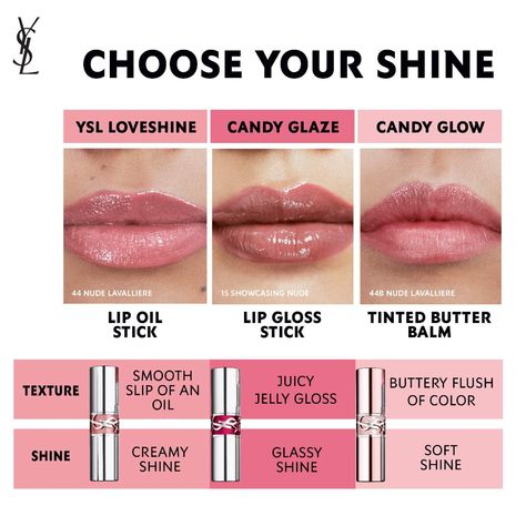 Lip Oil Stick, Lip Gloss Stick, Bold Lipstick, Hydrating Lip Gloss, Natural Lip Colors, Ysl Beauty, Glossy Lips, Top Beauty Products, Lip Plumper