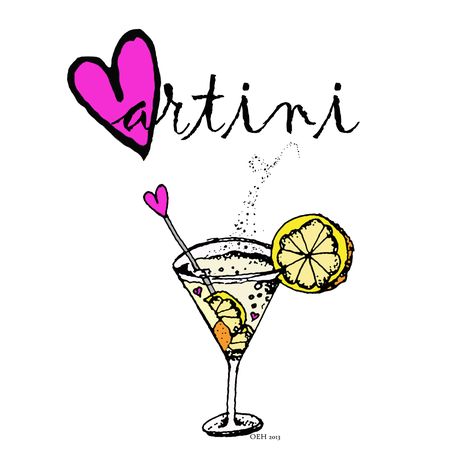 Art, Lemon Drop Martini Love Drawing_ By Opal Cintron Heese Martini Clipart, Lemondrop Martini, Lemon Drop Martini, Lemon Drop, Love Drawings, I Tattoo, Martini, Opal, Lemon