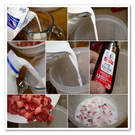 My favorite Ice cream is Haagen Daz Strawberry Ice Cream. I never knew it would be that easy to make this copy cat Haagen Daz strawberry Ice Cream. Took a look at the ice cream box and that was all the ingredients they use. Just had to figure out how much of each ingredient. Just make sure you buy ripe strawberries. Kinfolk Recipes, Sugar Strawberries, Ice Cream Drinks, Quick Dishes, Ice Cream Brands, Strawberry Ice Cream, Strawberry Recipes, Ice Cream Recipes, Copycat Recipes