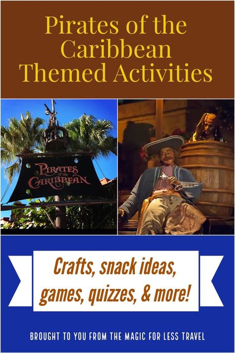 Pirate Crafts, Disney Movie Night, Disney Vacation Planner, Theme Days, Themed Activities, Disney World Planning, Vacation Planner, Bring Them Home, Disney Resorts