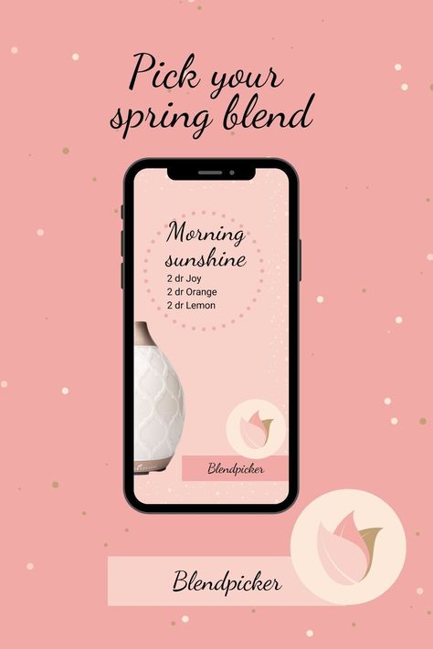 Spring Diffuser Blends, Essential Oils Young Living, Young Living Diffuser, Diffuser Blend, New Mobile, Diffuser Blends, Young Living, Oil Blend, Daily Inspiration