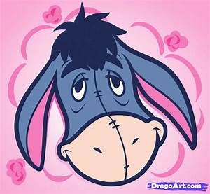 The gallery for --> Eeyore Face Eeyore Drawing Easy, Eeyore Drawing, How To Draw Tigger, Eeyore Pictures, Easy Step By Step Drawing, Disney Character Drawing, Disney Art Drawings, Winnie The Pooh Friends, Drawing Guide