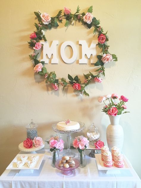 Desert table. Mothers Day Table Decorations Easy Diy, Mothers Days Decoration, Mothers Day Garland, Mothers Day Decorations Ideas, Mother’s Day Decor, Happy Mothers Day Decoration, Mothers Day Table Decor, Mothers Day Table Decorations, Mother’s Day Decoration Ideas