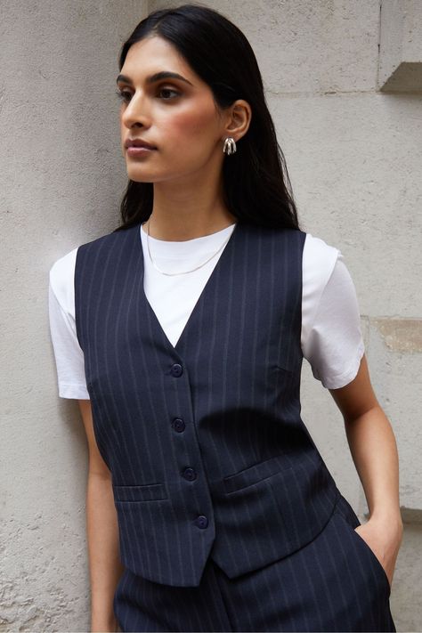 Fitted Waistcoat, Tailored Waistcoat, Soft Tailoring, Co Ord, Trousers, V Neck