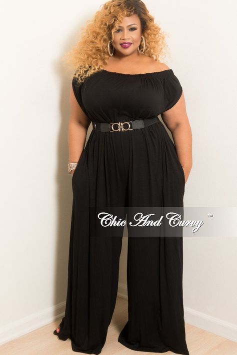 Plus Size Jumpsuit? Here's 27 to Rock! | The Curvy Fashionista Flattering Plus Size Dresses, Chic And Curvy, Plus Size Summer Outfits, Curvy Fashionista, Plus Size Jumpsuit, Plus Size Fashion For Women, Black Women Fashion, Curvy Girl Fashion, Plus Size Womens Clothing