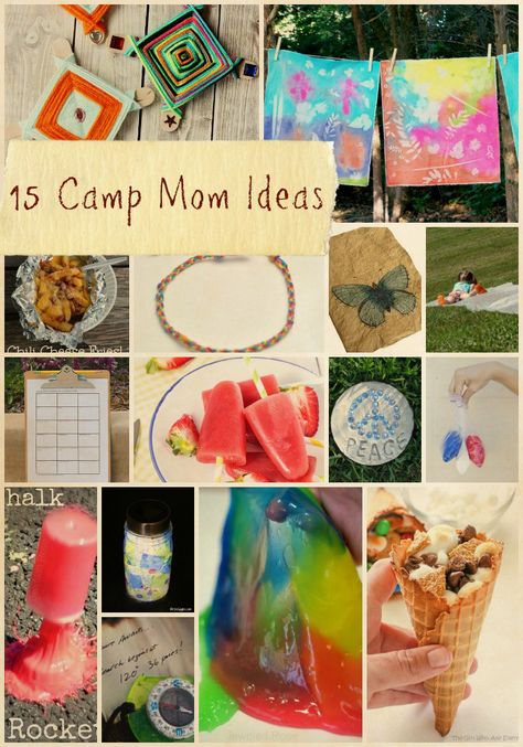 15 Fun Camp Mom Ideas for when Summer Camp is not in your budget! #crafts #family #mother Zelt Camping Hacks, Camping Food Checklist, Scouts Activities, Camping Food List, Fun Camp, Grandma Ideas, Zelt Camping, Camping Hacks Food, Halloween Food Appetizers