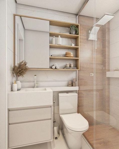 Wc Decoration, Minimalist Small Bathrooms, Toilet And Bathroom Design, Condo Bathroom, Ideas Baños, Bathroom Interior Design Modern, Simple Bathroom Designs, Small Bathroom Interior, Small Space Bathroom