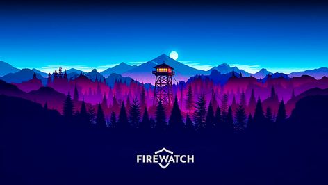 HD wallpaper: Firewatch digital wallpaper, purple and blue mountains illustration | Wallpaper Flare 1366x768 Wallpaper, Zed League Of Legends, 1366x768 Wallpaper Hd, 3840x2160 Wallpaper, Image Dbz, Uhd Wallpaper, Background 4k, R Wallpaper, Forest Scenery