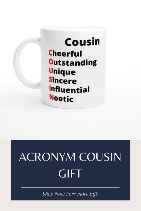 Birthday Gift For Cousin, Best Cousin Ever, Christmas Gifts For Cousins, Gift For Cousin, Aesthetic Gifts, Best Cousin, Cute Christmas Decorations, Best Family Gifts, Cousin Birthday