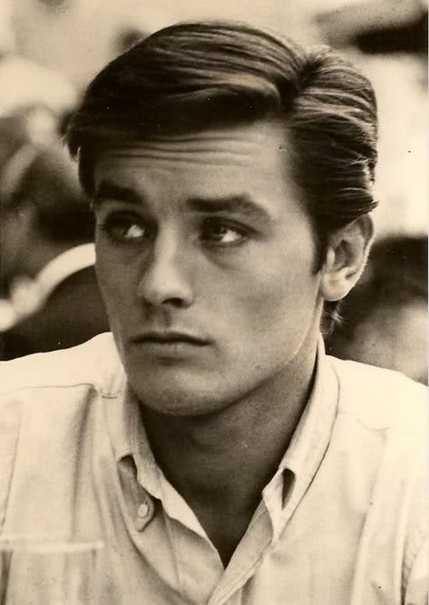 Alain Delon..ahhhh Audrey Hepburn Pixie, Alan Delon, Alen Delon, Anthony Delon, French Men, Old Hollywood Actresses, Hollywood Men, Katharine Hepburn, Rita Hayworth