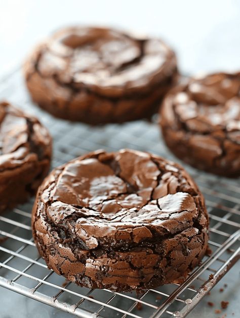 Easy to Make Brownie Mix Cookies - Southern Crush at Home Nyt Chewy Brownie Cookies, My Pins Recipes, Boxed Brownie Cookies, Brownie Stuffed Cookies, Brownie Mix Cookies 3 Ingredients, Brownie Meltaway Cookies, Brownie Mix Cookie Recipes, S'mores Brownies, Fall Deserts Recipes