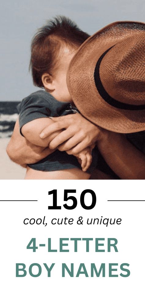 young boy and father playing on a beach Four Letter Boy Names, 4 Letter Boy Names, 4 Letter Names, Short Boy Names, Letter Names, Boy Name, Baby Boy Names, Boy Names, First Names