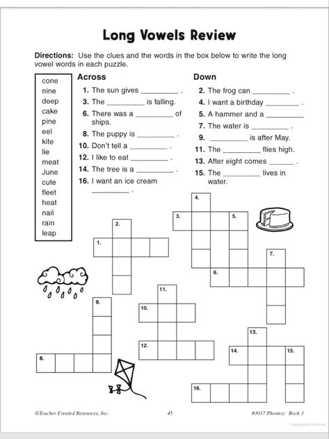 Long Vowel Worksheets, Spelling Homework, Digraphs Worksheets, Letter Recognition Worksheets, Long Vowel Words, Classroom Planning, Worksheets For Grade 3, Vowel Worksheets, Classroom Anchor Charts