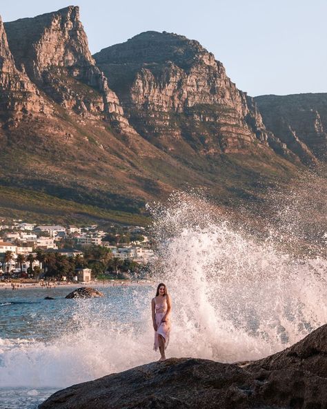 Camps Bay, Western Cape, South Africa with Nathalie Roch Cape Town Photoshoot, Africa Photoshoot, Cape Town Aesthetic, Cape Town Photography, Cape Town Travel, Western Cape South Africa, Camps Bay, Dream Trips, Life Abroad