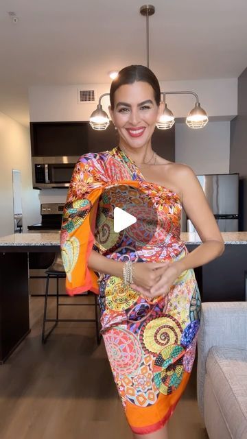 Doranellys Patton on Instagram: "❤️Comment SCARF to shop, no other words or emojis. Shapewear and full outfit included.  ✨Comenta ENLACES Y y te Los envio en mensajes.  Perfect for travel☀️ Outfit in “June” stories and in 🔗in profile, in my @shop.ltk  as @doranellyspatton   ✨Scarf is 70” x 35”. Adding exact scarf,  shapewear and accessories.   💖 If you loved this video turn on Reels Notifications, so you don’t miss any of my reels.  🚫Do not repost my videos without my consent©️  #fashionhacks #howtotieascarf #stylingtipps #scarftutorial #scarfstyle #scarfs #fashiontips #scarfseason #styleideas #diydress #doranellyspatton #styletipsforwomen #scarvesfordays #diy #hacks  Style tips, fashion hacks, Summer dress, casual outfits, how to wear, scarf tutorial, DIY dress" Dress From Scarf, Dress With Scarf Outfit, Scarf Over Dress, Diy Shapewear, Scarf Dress Diy, Scarves How To Wear, Scarf With Dress, Dress With A Scarf, Dress Casual Outfits