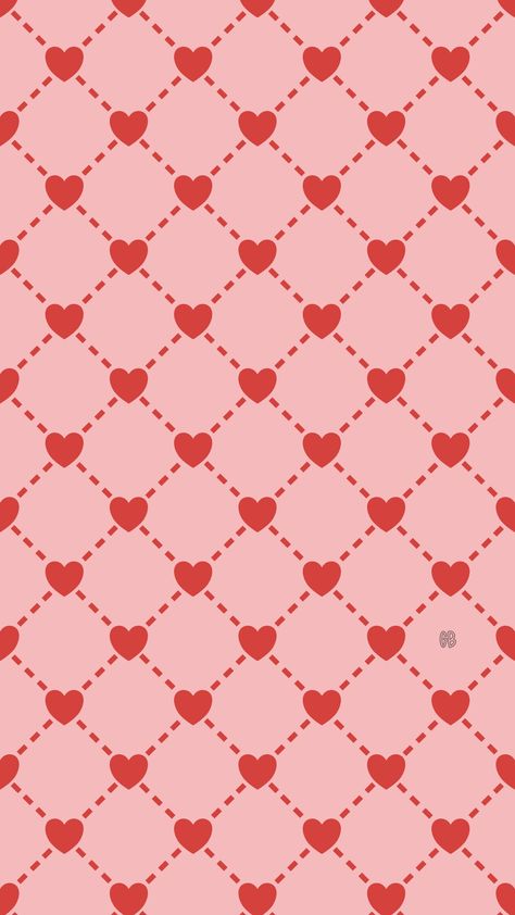 Red Heart Pattern Wallpaper, Red And Pink Coquette, Red Pattern Paper, Valentines Iphone Wallpaper, Valentines Wallpapers, Glam Wallpaper, Checkered Wallpaper, Heart Pattern Background, Starting A Clothing Business