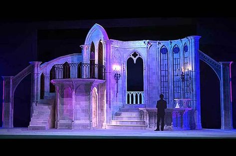 Othello Set Design, Castle Stage Set, Medieval Stage Design, Beauty And The Beast Stage Design, Castle Stage Design, Beauty And The Beast Set Design, Castle Set Design, Theater Set Design, Stage Costume Design