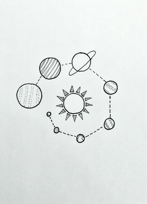 Astronomy Drawing Ideas, Easy Solar System Drawing, Simple Space Drawings, Space Doodles Aesthetic, Planet Drawing Simple, Space Drawings Easy, Universe Drawing Ideas, Space Drawing Ideas, Drawing Ideas Easy Simple