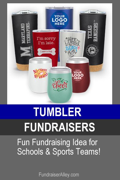 Tumbler Fundraisers, Fun Fundraising Idea for Schools and Sports Teams Maryland Beaches, Sports Fundraisers, Easy Fundraisers, Fun Fundraisers, Booster Club, Fundraiser Ideas, Fundraising Ideas, School Sports, Sports Teams