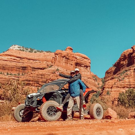 Atv Photoshoot Couple, Atv Engagement Photos, 4 Wheeler Engagement Pictures, Rzr Couple Photoshoot, Couple Atv Picture, 4wheeler Couple Pictures, Engagement Photo Props, Anniversary Photoshoot, Cute Couples Photos