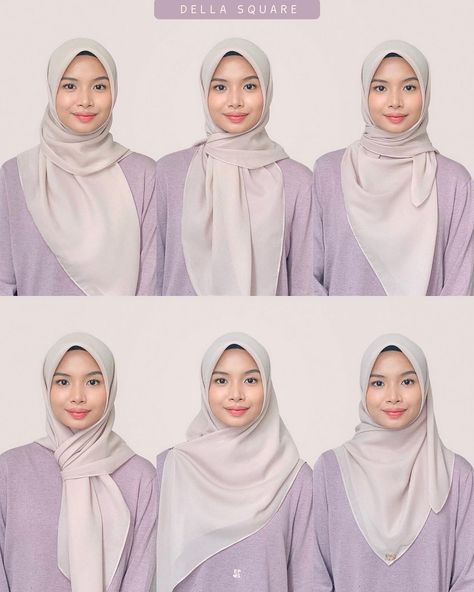 Style Hijab Simple, Outfit Muslim, Simple Hijab Tutorial, Muslimah Style, Simple Hijab, Modern Hijab, Hijab Look, Hijab Style Tutorial, Pashmina Hijab Tutorial