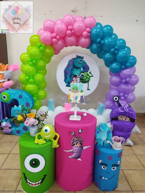 Monster Inc Party Ideas, Monsters Inc Birthday Party Ideas, Buu Monster Inc, Monster Ink, Monster Inc Birthday, Monster Inc, Baby Birthday Cakes, Monsters Inc, 2nd Birthday Parties