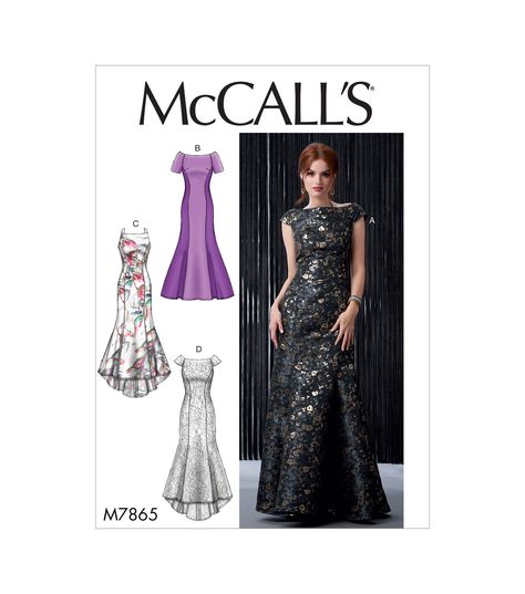 Category: Apparel PatternsPattern Type: DressBrand: McCall'sSize: 6 - 8 - 10 - 12 - 14 - sewing projects Gown Sewing Pattern, Evening Dress Floor Length, Mccalls Sewing Patterns, Miss Dress, Mccalls Patterns, Dress Sewing Pattern, Floor Length Dresses, Evening Dresses Long, A Train