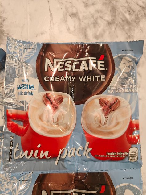 Creamy 3-in-1 sweetened instant coffee and creamer from the Philippines. Nescafe Creamy White will bring you back to the Philippines with each cup. Shipping - Shipping is usually 1-5 business days, with potential for delays for USPS delivery during holiday seasons. Returns/Cancellations - Returns or exchanges for food items are not accepted, but if you have any issues with the order, please feel free to contact me. Cancellations are accepted by requesting within 3 hours via Etsy Messages. Allergen Information - Product contains Milk and Soya. Allergen information standards can vary across countries and may be missing or incomplete on the packaging. If you have any concerns about this, please reconsider ordering. Buyer assumes all responsibility. Legal Disclaimer - Statements regarding diet Creamy Coffee, Coffee Mix, Serving Drinks, Instant Coffee, Drink Milk, Powdered Milk, Living Food, Food Items, Creamy White