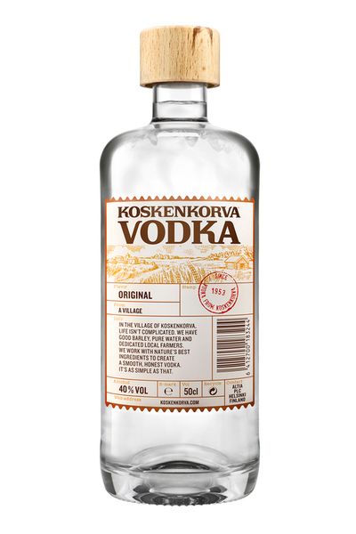 Koskenkorva Vodka Original from Finland Alcohol Store, Vodka Alcohol, Spirit Drink, Premium Vodka, Distillation Process, Small Village, Pure Water, Spring Water, Natural Resources