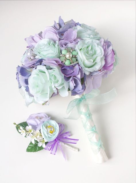 Lavender Inspiration, Lavender Weddings, Mint And Lavender, Bouquets Ideas, Wedding Mint Green, Violet Wedding, Theme Nature, Lilac Wedding, Prom Flowers