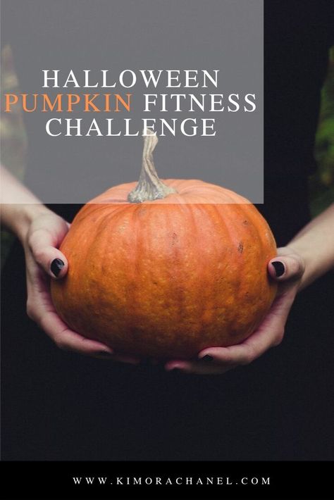 Fall Fitness Challenge Ideas, Halloween Fitness Challenge, October Fitness Challenge Ideas, Halloween Workout Ideas, Pumpkin Workout, Fall Fitness Challenge, Pile Squats, Halloween Workout, Fall Fitness