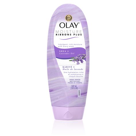 Olay Moisture Ribbons Plus Shea + Lavender Oil Body Wash Mint Body Wash, Olay Body Wash, Oil Body Wash, Earthy Scent, Rosemary Mint, Deep Conditioning, Essential Oil Fragrance, Moisturizing Body Wash, Lavender Oil