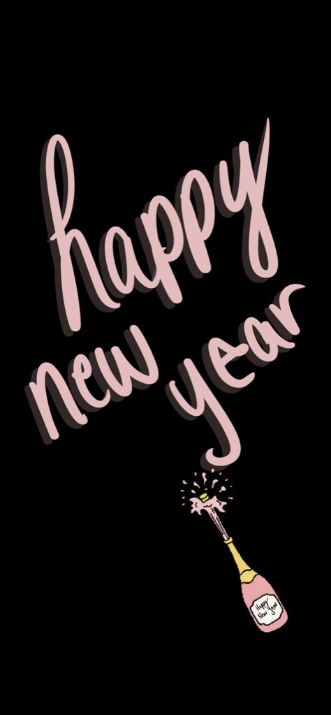 Iphone Background New Year, New Year Widget Aesthetic, New Years Phone Backgrounds, Pink Happy New Year Wallpaper, New Year’s Eve Background, New Year’s Wallpaper, New Years Lockscreen, New Year Background Aesthetic, 2024 Phone Wallpaper