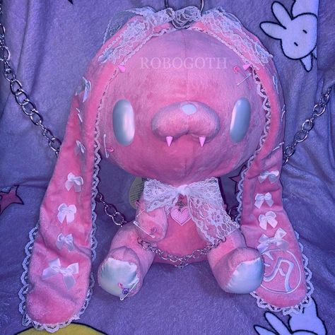 Gloomy Bear Bunny, Dark Hippie, Gloomy Bear, Aesthetic Backpack, Kawaii Backpack, Plush Bags, Custom Toys, Cute Stuffed Animals, Custom Bags