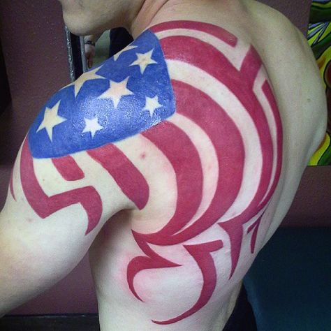 90 Patriotic Tattoos For Men - Nationalistic Pride Design Ideas Patriotic Tattoos For Men, Patriotic Tattoo Ideas, American Flag Sleeve Tattoo, Neat Tattoos, Flag Tattoos, Patriotic Tattoos, Pride Design, Military Tattoos, Color Symbolism