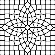 Mosaic Ceramic Tile, Stained Glass Mosaic Patterns, Free Mosaic Patterns, Ancient Mosaic, Imperiul Roman, Geometric Coloring Pages, Mosaic Ceramic, Paving Design, Glass Painting Designs