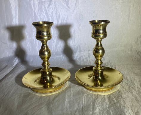 Places And Spaces, Theme Pictures, Vintage Candlesticks, Crystal Vase, Brass Candlesticks, Candlestick Holders, Taper Candle, Home Fragrances, Aging Signs