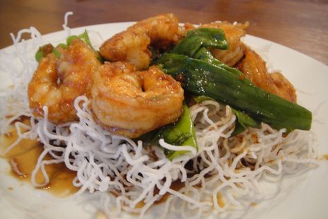 mongolian shrimp...gotta make this!!! Mongolian Shrimp, Pf Chang, Pf Changs, Seafood Entrees, Shrimp Dishes, Japanese Dishes, Chinese Dishes, Seafood Dinner, For My Daughter