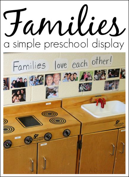 Talk with children about families around the world with this simple, easy activity. Children can explore, compare, and contrast different types of families. Preschool Family Photo Display Ideas, Classroom Family Picture Display, Ecers Classroom, Preschool Family Theme, Preschool Displays, Displaying Family Pictures, Classroom Vibes, Classroom Family, Preschool Family