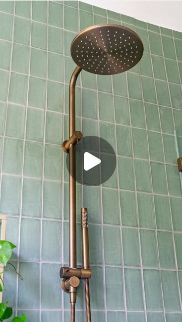 Yabby Bathware on Instagram: "Here are 3 things our customer did to create a modern farmhouse bathroom: 
1️⃣ Adding the colour green to the bathroom 💚 They used a beautiful Jade green handmade subway tile on the wall and styled the bathroom with plants. You can never have too many plants! 

2️⃣ They used a warmed-toned metal. Our Antique Brass tapware adds character and depth to the bathroom.

3️⃣ By deciding not to tile on every wall, the VJ panelling our customer chose gives the space a more homely feel 😍

#modernfarmhouse #farmhousebathroom #farmhouse #interiordesign #bathroomdesign" Bathroom With Plants, Vj Panelling, Handmade Subway Tile, Too Many Plants, Brass Tapware, The Colour Green, Bathroom Plants, Modern Farmhouse Bathroom, Brass Fittings