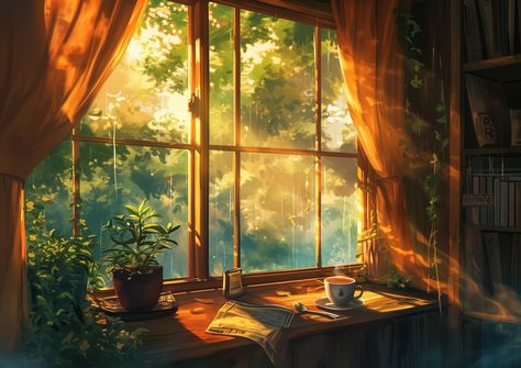 Golden Morning Light 🌅☕✨ Morning sunlight streams through the window, warming the room. . . . . . . . #AnimeArt #MorningLight #CozyCorners #PeacefulMoments #KyotoAnimation #ai #midjourney #aicommunity #aiartworks #trending #trendingnow #illustration #cozy #cozyvibes #nature #cozydecor #conceptartist #stressrelief #stressfree #storytelling #stablediffusion #midjourneygallery #artoftheday #lofi #conceptart #studioghibli #animelover #studioghibli #loneliness Picture For Widgetsmith, Autumn Lofi Wallpaper, Cosy Ipad Wallpaper, Ipad Cozy Wallpaper, Cozy Lofi Wallpaper, Ipad Wallpaper Fall Horizontal, Cozy Lofi Aesthetic, Cozy Background Wallpapers, Lofi Aesthetic Wallpaper Computer