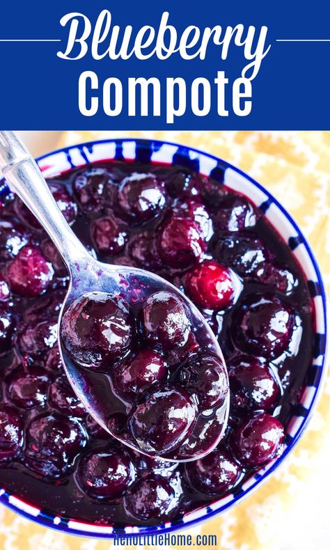 Blueberry Compote Easy, Veggie Recipes Breakfast, Cake Crepes, Frozen Blueberry Recipes, High Protein Low Carb Recipes Dinner, Blueberry Compote Recipe, Cheesecake Yogurt, Ice Cream Cheesecake, Fresh Blueberry Recipes