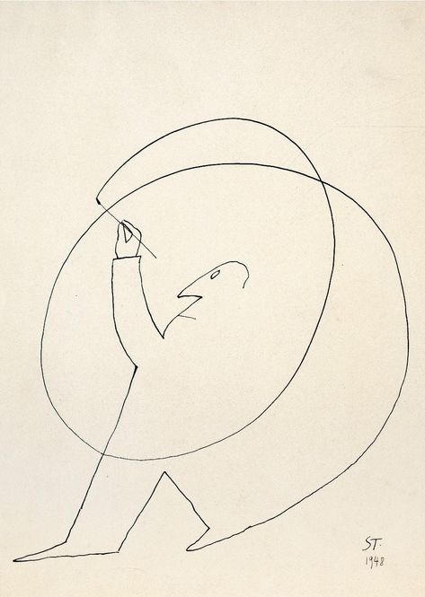 Saul Steinberg Saul Steinberg, Art Historian, Doodle Drawings, Magazine Art, The Master, Line Drawing, Art Inspo, Line Art, Fine Art Prints