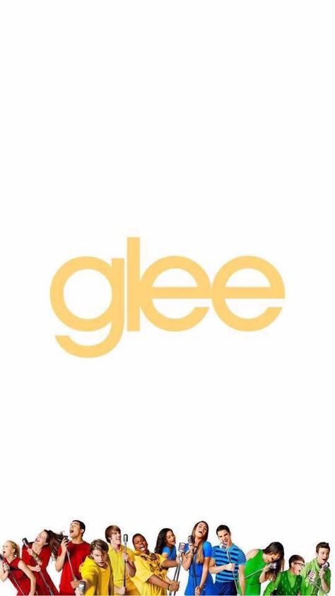 Wallpaper 😍 Glee Logo, Tv Series Wallpaper, Glee Wallpaper, Glee Funny, Rachel And Finn, Series Wallpaper, Pic Collage, Glee Club, Marley Rose