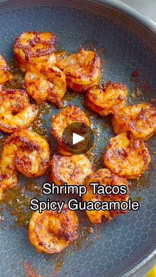 642K views · 34K reactions | Shrimp Tacos &  Spicy Guacamole 

1. 16 oz shrimp large or extra large deveined and tail removed 
2. 1/4 black pepper 1/2 teaspoon salt , garlic powder, cumin , paprika , oregano, chili powder 
3. 2-3 tablespoons olive oil to cook shrimp 

Flour tortillas for tacos 

Pico de Gallo 
1. Ripe large tomato diced 
2. 1/4 onion diced 
3. 1 jalapeno diced 
4. 2 tablespoons cilantro chopped 
5. Juice of 1/2 lime 
6. 1/4-1/2 teaspoon salt 

Spicy guacamole 
1. 2 ripe avocados 
2. 1/2 teaspoon salt 1/4 teaspoon black pepper 
3. Juice of 1/2 lime 
4. One jalapeno or Serrano pepper diced 

1. Prepare the pico to go and set aside in the refrigerator until ready to use. 
2. Prepare the spicy, guacamole, cover, and set aside. 
3. Butterfly the shrimp , cut a slit down the bac Prawn Tacos, Cook Shrimp, Spicy Guacamole, Serrano Pepper, Shrimp Dishes, Shrimp Tacos, Mixed Drinks Recipes, Seafood Dinner, April 4