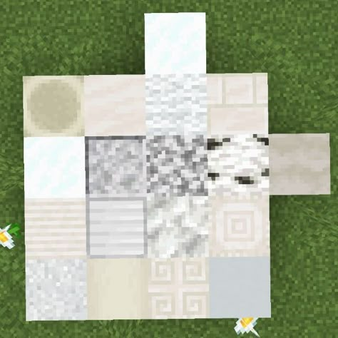 Mix a few of these blocks together to decide a similar color palette for your builds!

Let me know what you think!

Youtube: FritzHitz https://www.youtube.com/user/Fritz50k

Instagram: FritzHitzYT https://www.instagram.com/fritzhitzyt/

Reddit: FritzHitz https://www.reddit.com/user/FritzHitz

Twitter: ItzFritzHitz https://twitter.com/ItzFritzHitz White Block Palette Minecraft, Minecraft White Palette, White Gradient Minecraft, Minecraft White Color Palette, Minecraft White Blocks, Mc Color Palette, Minecraft Color Schemes, Color Palette Minecraft, Minecraft Color Palette