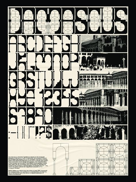 In Singapore, Thaqif Nazri’s intricate typography and graphic design evolution catches our eye Modular Graphic Design, Modular Typography, Modular Typeface, Modular Type, Typeface Poster, Experimental Typography, David Carson, Custom Type, Engineering Courses